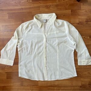 Free item: Old Navy 100% Cotton Cream Shirt